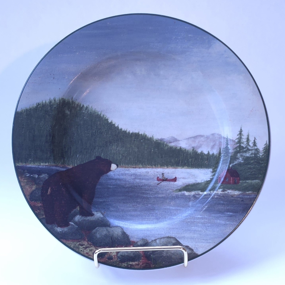 Bear Plate Designed by David Carter‎ Brown Made in Sakura Indonesia